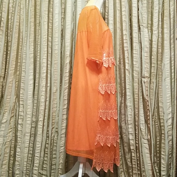 Size 1X Badgley Mischka American Glamour Dress - Picture 6 of 8